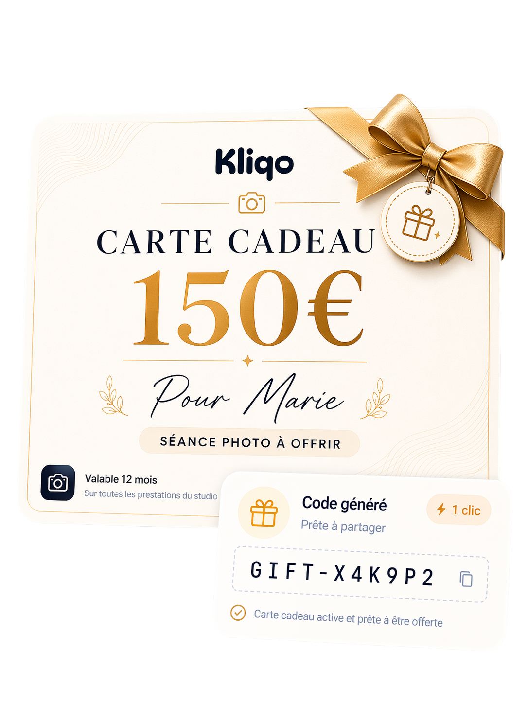 Visuel Cartes cadeaux Kliqo