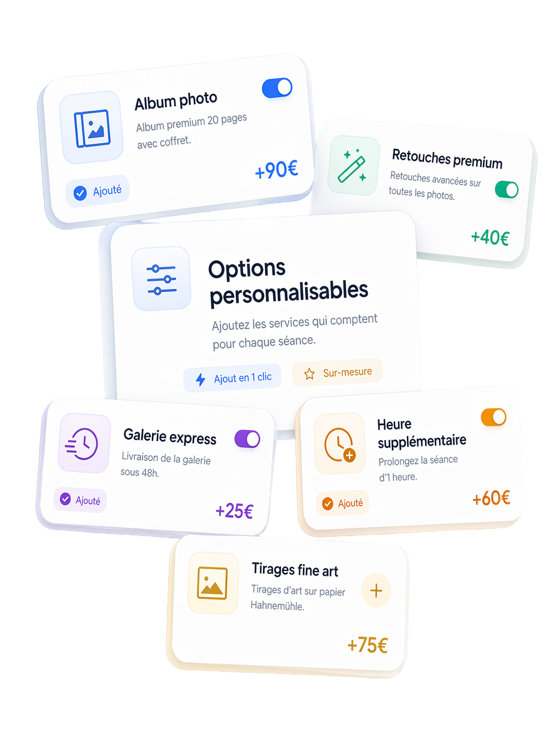 Visuel Options personnalisables Kliqo